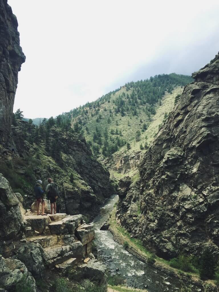 Alex hiking