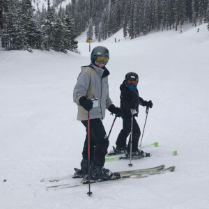 Fiona skiing