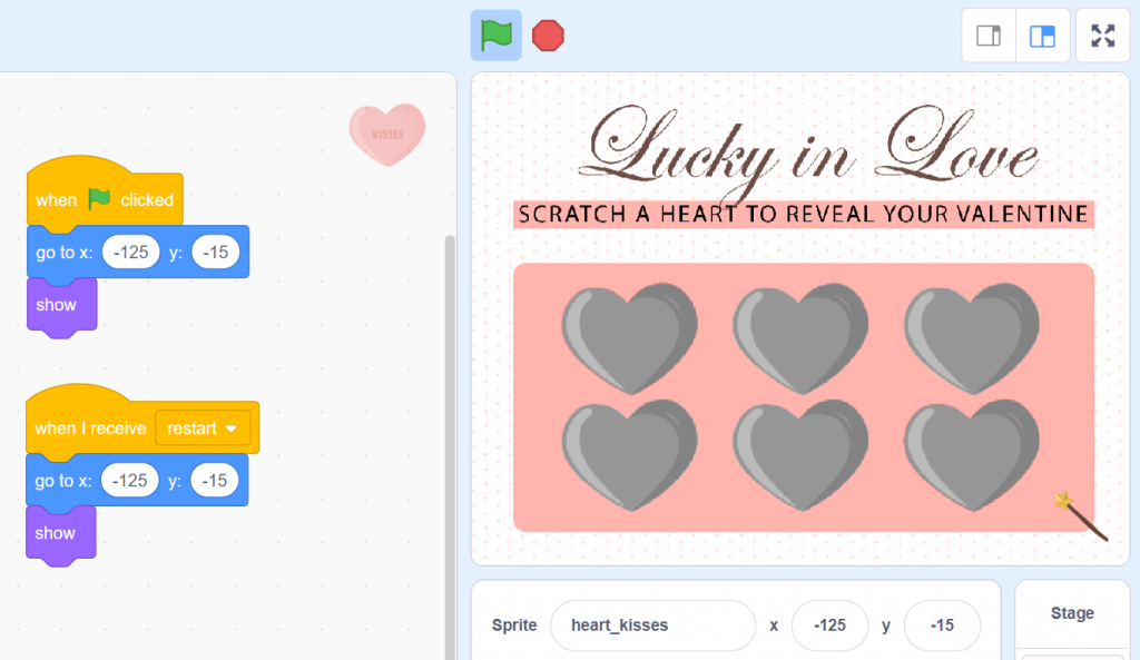 example of scratch code blocks