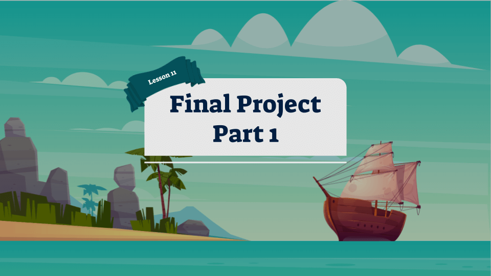 Programming Fundamentals with Python lesson 11 Final Project: Part 1
