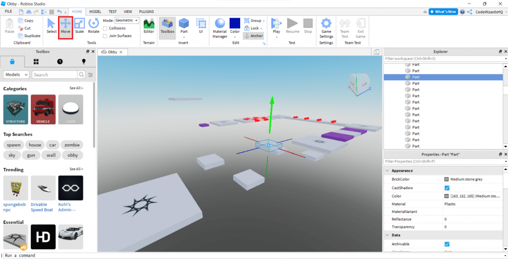 Make a roblox obby game step 6