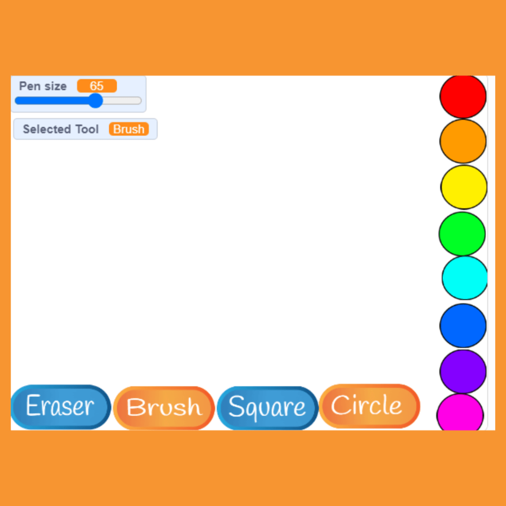 Scratch paint app